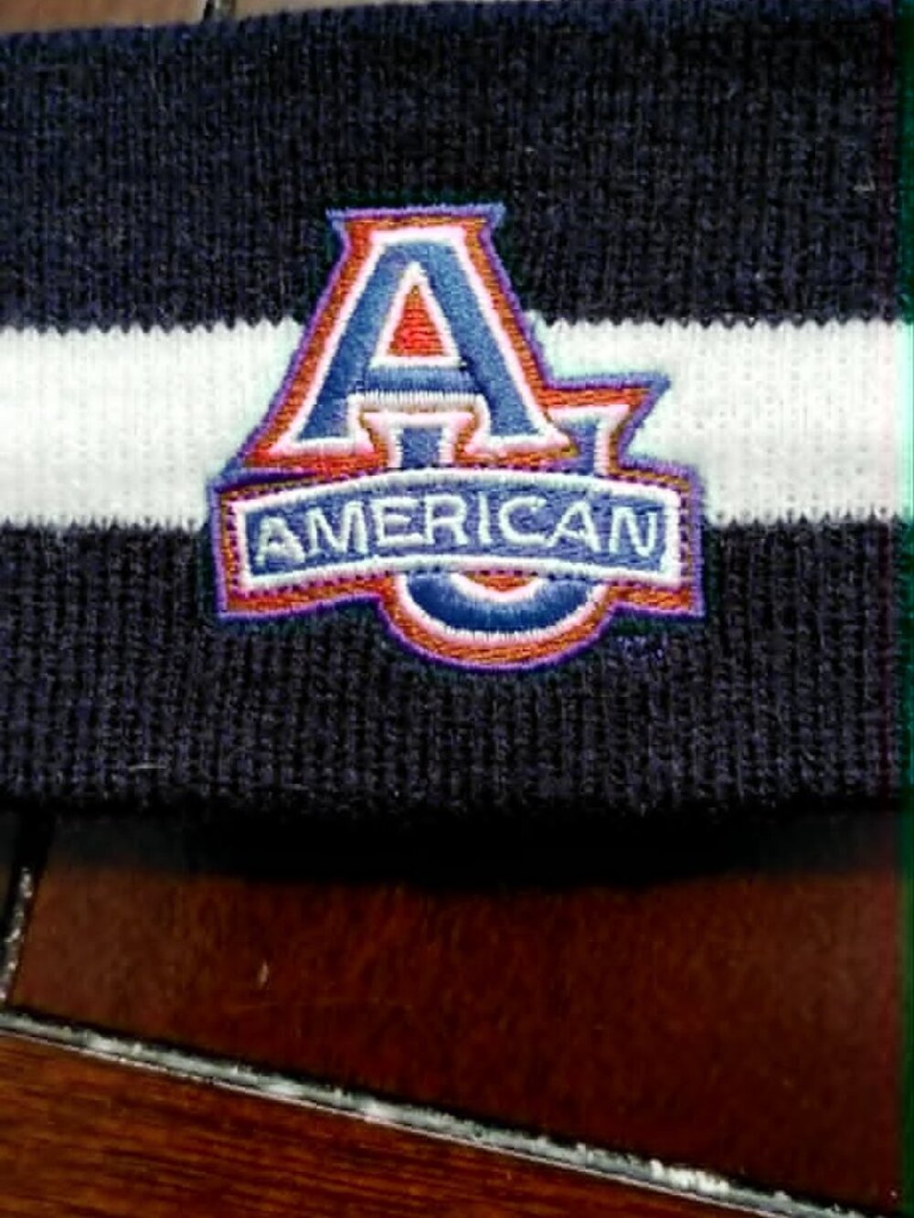 American University Eagles winter Earwarmer headband NWT Patriot League